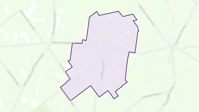 Miandetta Area Boundary Map