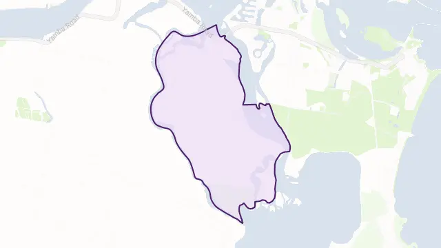 Micalo Island Area Boundary Map