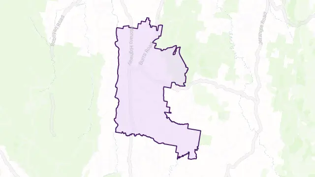 Michelago Area Boundary Map