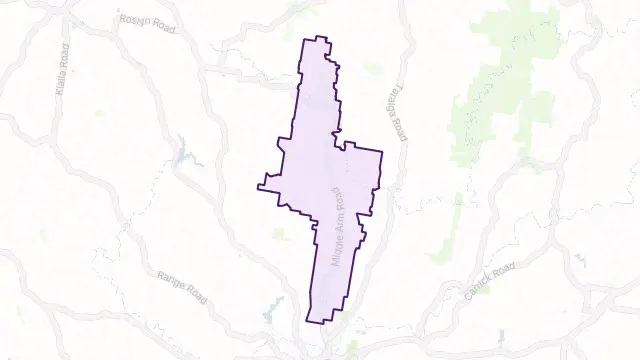 Middle Arm Area Boundary Map