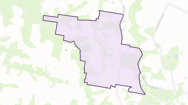 Middle Dural Area Boundary Map