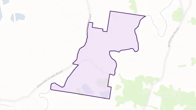 Middle Falbrook Area Boundary Map