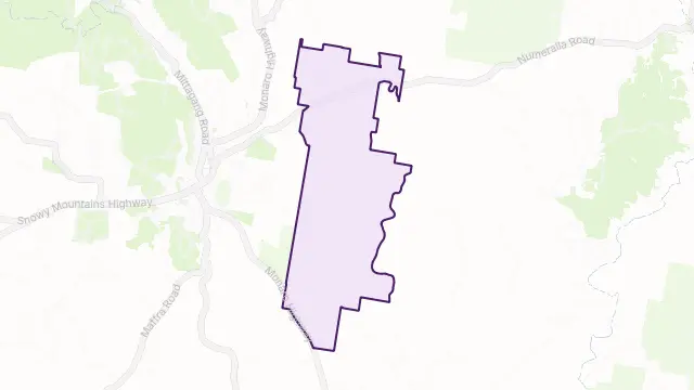 Middle Flat Area Boundary Map