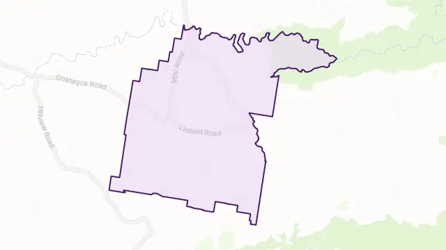Mihi Area Boundary Map