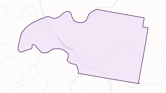 Milkers Flat Area Boundary Map