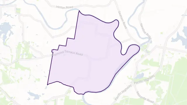 Millers Forest Area Boundary Map