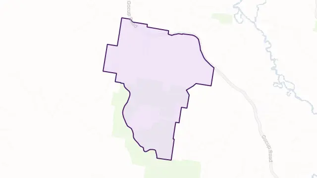 Minjary Area Boundary Map