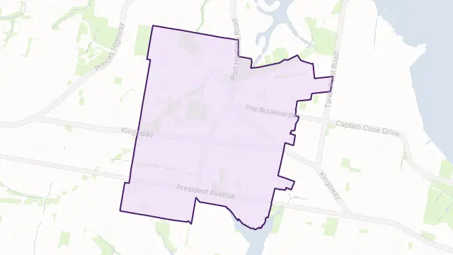 Miranda Area Boundary Map