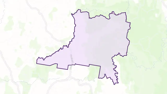 Moggs Swamp Area Boundary Map
