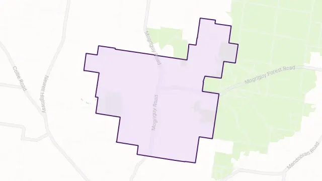 Mogriguy Area Boundary Map