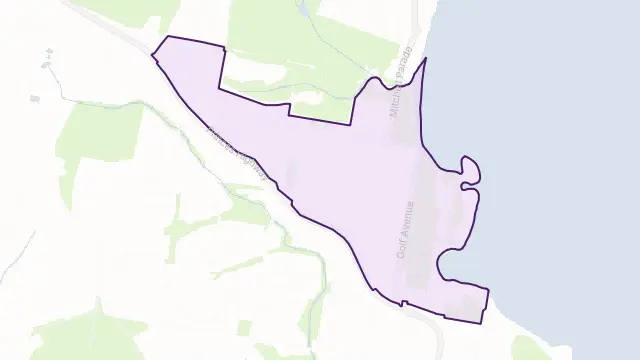 Mollymook Area Boundary Map