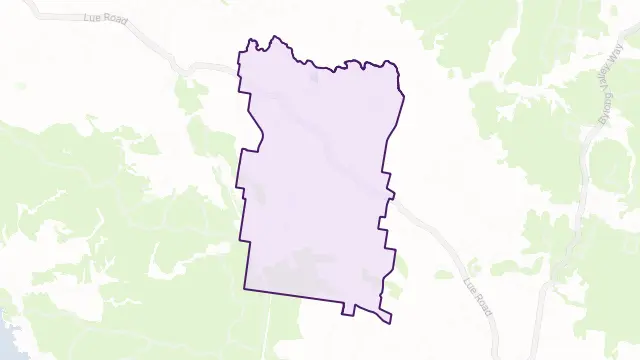 Monivae Area Boundary Map