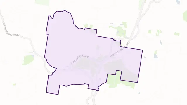 Mooball Area Boundary Map