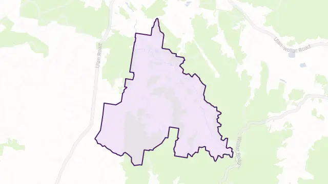 Moolarben Area Boundary Map