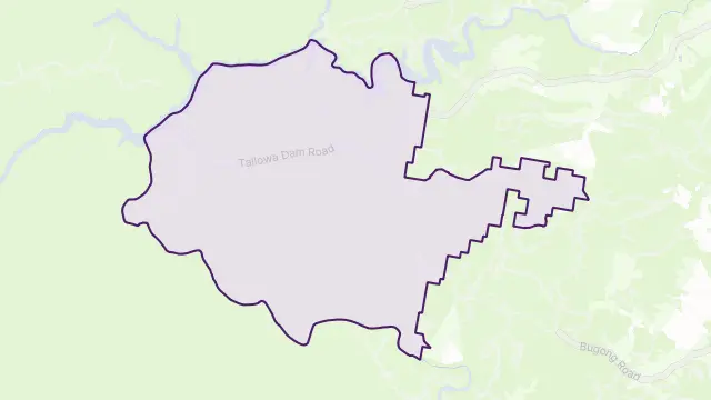 Moollattoo Area Boundary Map