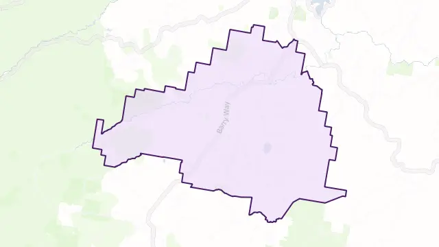 Moonbah Area Boundary Map