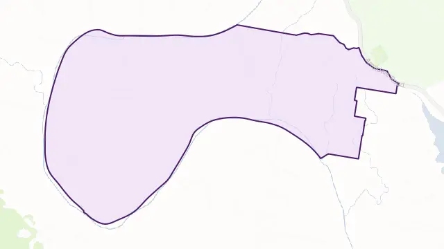 Mooneba Area Boundary Map