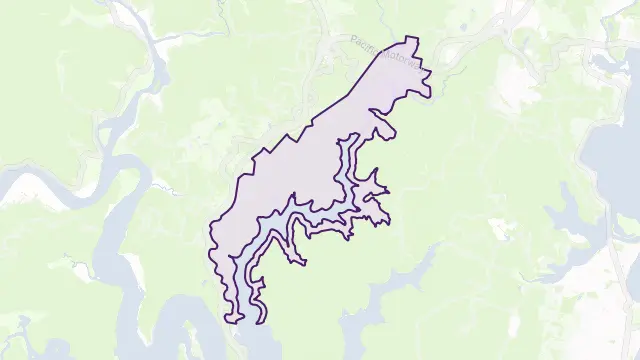 Mooney Mooney Creek Area Boundary Map