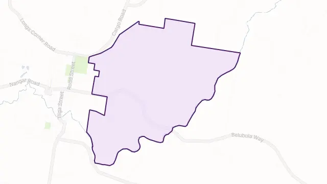 Moorbel Area Boundary Map
