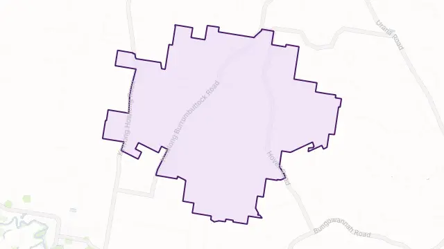 Moorwatha Area Boundary Map
