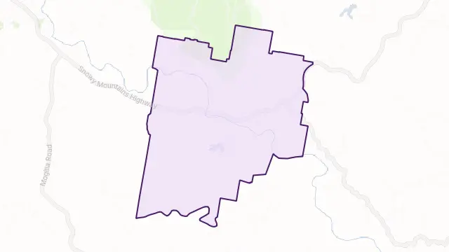 Morans Crossing Area Boundary Map