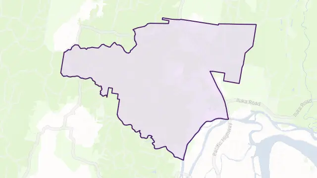 Mororo Area Boundary Map