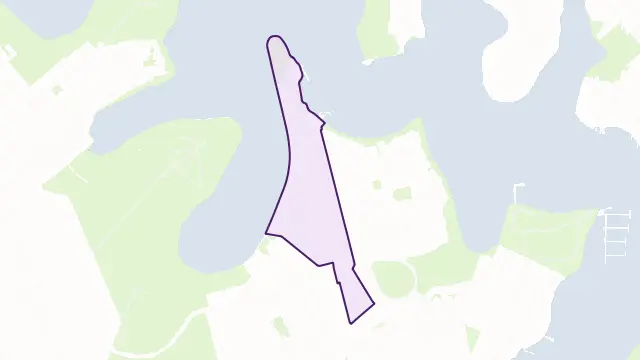 Mortlake Area Boundary Map