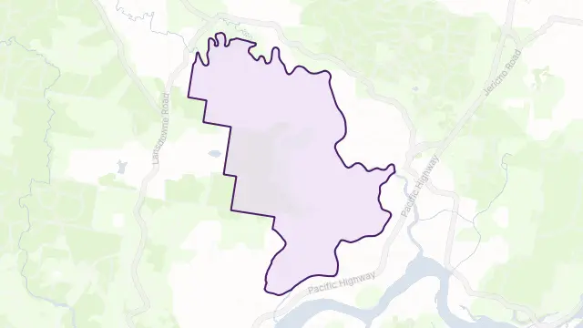Moto Area Boundary Map