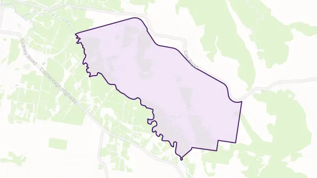 Mount Frome Area Boundary Map