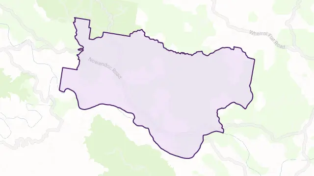 Mount George Area Boundary Map