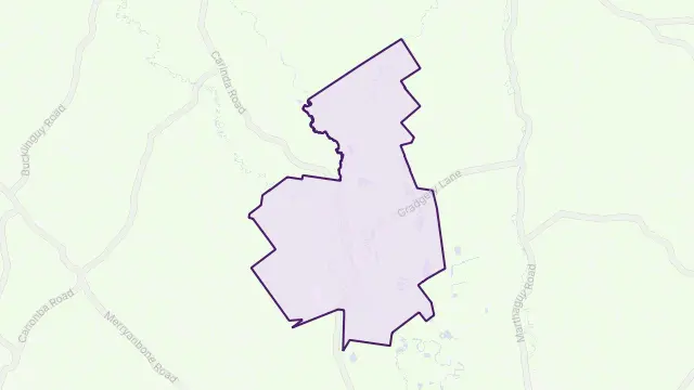 Mount Harris Area Boundary Map