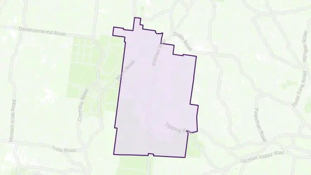 Mount Hope Area Boundary Map