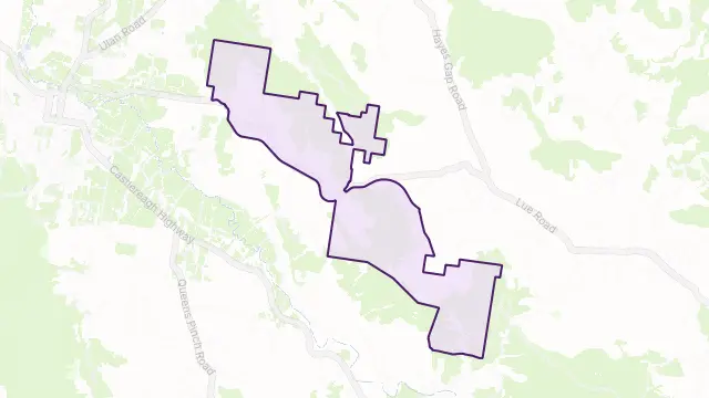 Mount Knowles Area Boundary Map