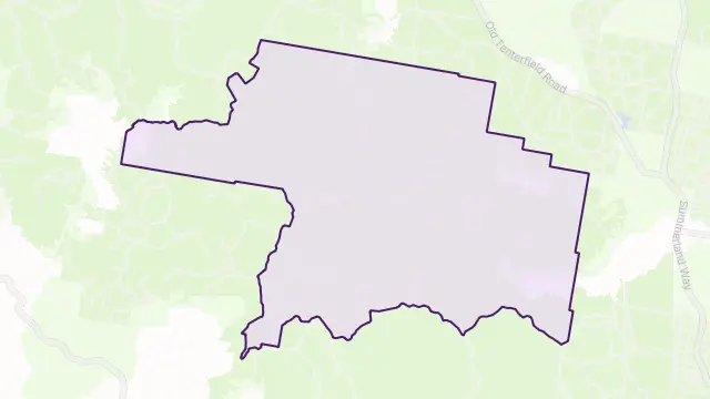 Mount Marsh Area Boundary Map