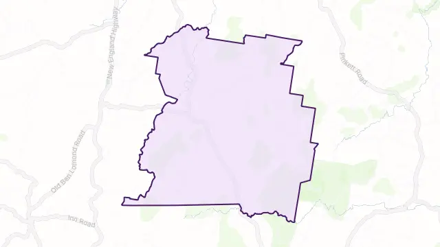 Mount Mitchell Area Boundary Map