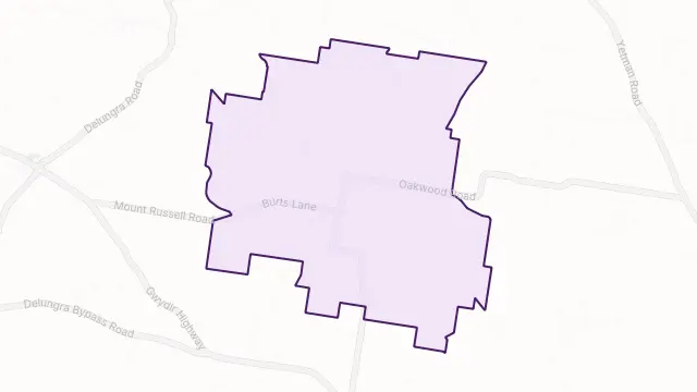 Mount Russell Area Boundary Map