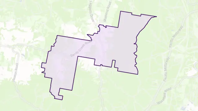 Mount Vincent Area Boundary Map