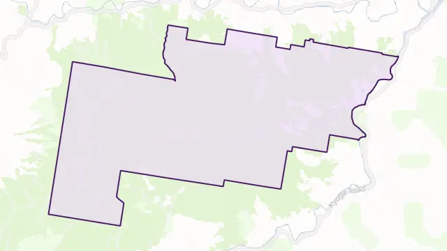 Mount Warning Area Boundary Map