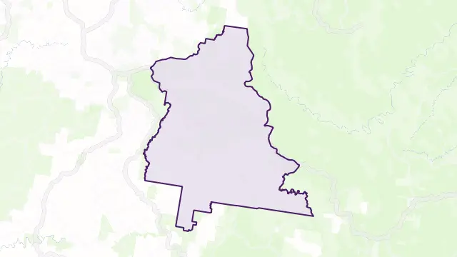Mount Werong Area Boundary Map