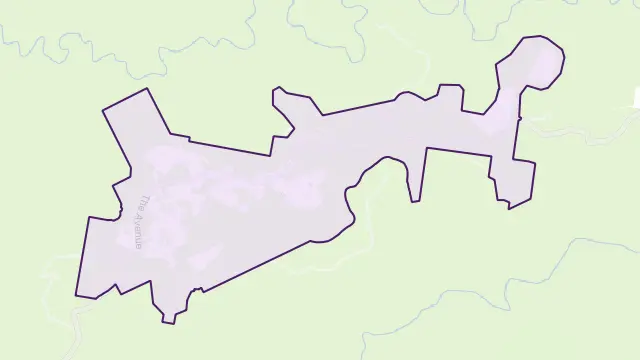 Mount Wilson Area Boundary Map