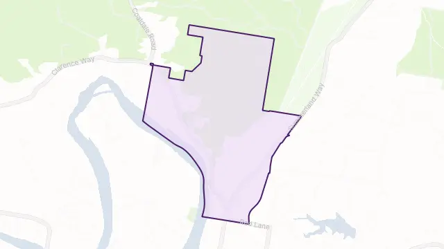 Mountain View Area Boundary Map