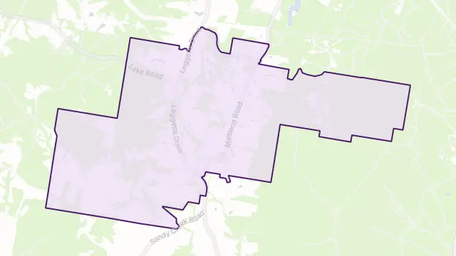 Mulbring Area Boundary Map