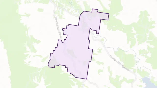 Mullamuddy Area Boundary Map