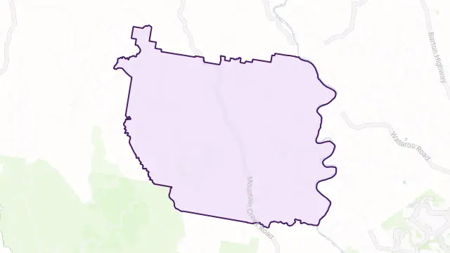 Mullion Area Boundary Map