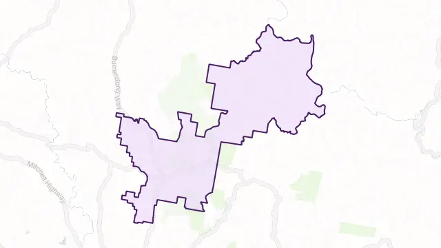 Mullion Creek Area Boundary Map