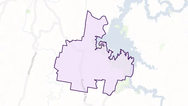 Mumbil Area Boundary Map
