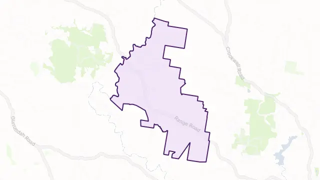 Mummel Area Boundary Map