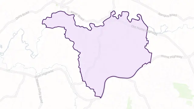 Mundarlo Area Boundary Map
