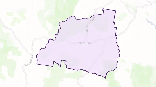 Munderoo Area Boundary Map