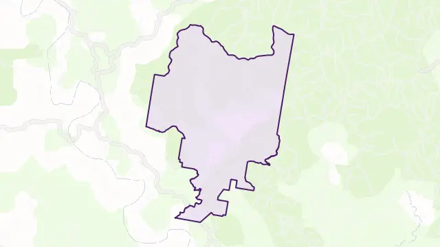 Mungay Creek Area Boundary Map